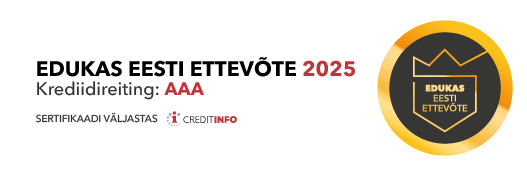 Edukas Eesti Ettevõte 2025 — krediidireiting AAA (Creditinfo)